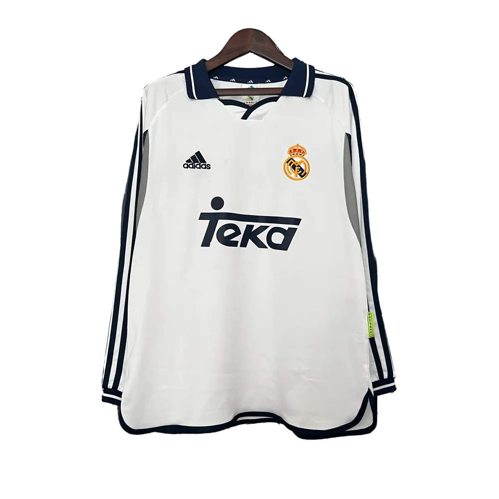 Real Madrid · LOCAL 2000/01 · Manga larga · FAN