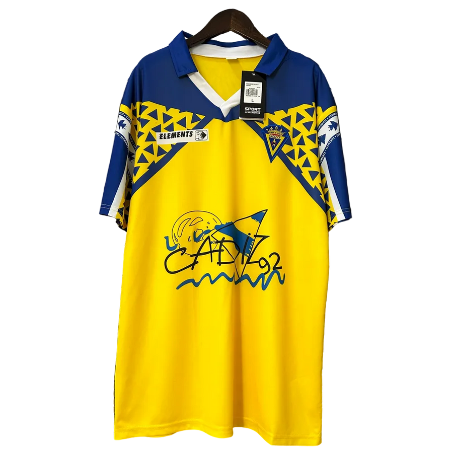 Cádiz CF · LOCAL 1991/92 · Manga corta · FAN